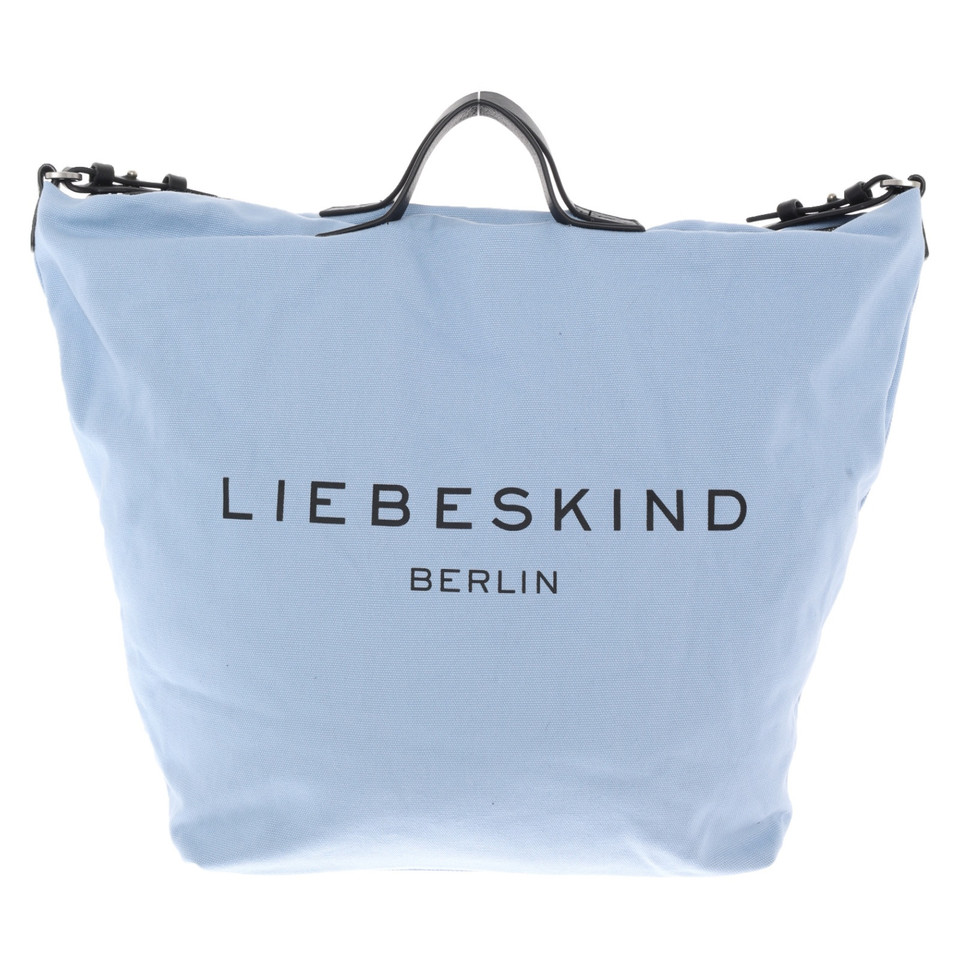 Liebeskind Berlin Shoulder bag Canvas in Blue
