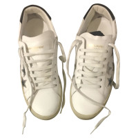 Saint Laurent Sneakers aus Canvas in Weiß