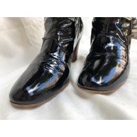 Chloé Boots Patent leather in Black
