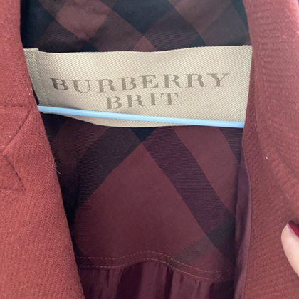 Burberry Veste/Manteau en Bordeaux