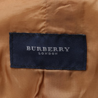 Burberry Giacca/Cappotto in Pelle in Ocra