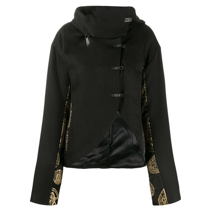 Romeo Gigli Jacket/Coat Cotton in Black
