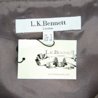 L.K. Bennett Seidenkleid in Grau
