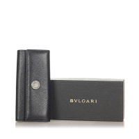 Bulgari Accessoire en Cuir en Noir