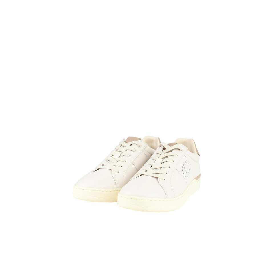 Coach Trainers Leather in Beige