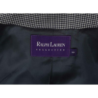 Ralph Lauren Purple Label Blazer in Cotone in Bianco
