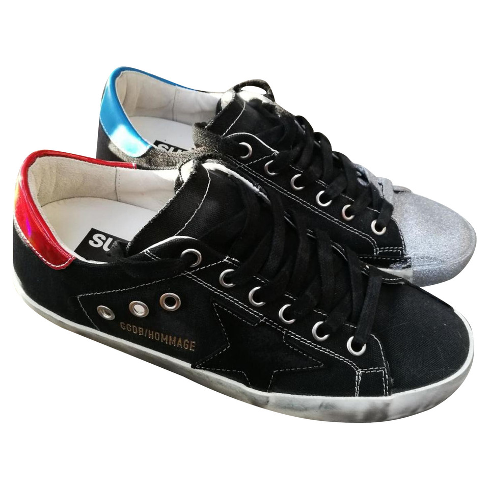 Golden Goose Trainers Canvas in Black