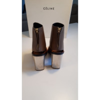 Céline Sandales en Cuir en Beige