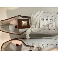 Högl Sneakers aus Leder in Weiß