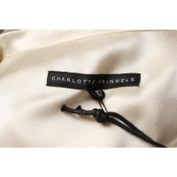 Charlotte Pringels Dress Silk in Cream