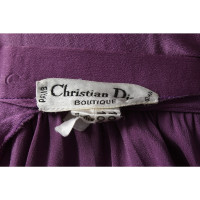 Christian Dior Rock aus Seide in Violett