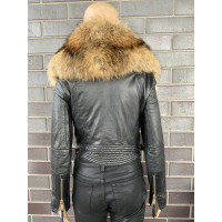 Dsquared2 Jacket/Coat Leather in Black