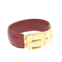 Gucci Bracelet en Cuir en Rouge
