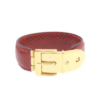 Gucci Bracelet en Cuir en Rouge