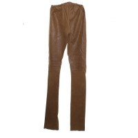 Manoush Trousers Leather in Brown