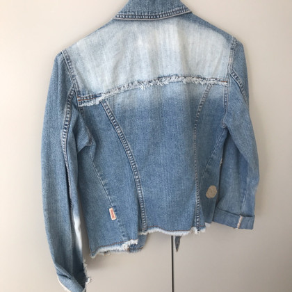 Liu Jo Jacket/Coat Jeans fabric in Turquoise
