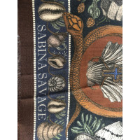 Lee Savage Scarf/Shawl Wool in Brown