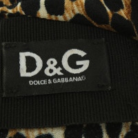 D&G Sommerkleid mit Leoparden-Muster