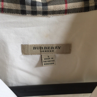 Burberry Prorsum Oberteil aus Baumwolle in Weiß