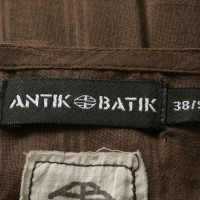 Antik Batik Top en Coton en Marron