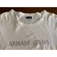 Armani Jeans Tricot en Coton en Blanc