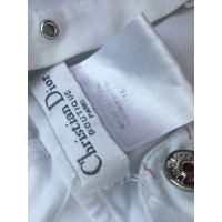 Christian Dior Veste/Manteau en Coton en Blanc