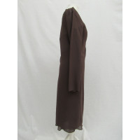 Christian Dior Dress Silk in Brown