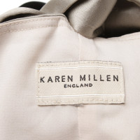 Karen Millen Dress in gray beige / black