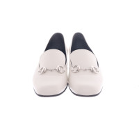 Gucci Slippers/Ballerinas Leather in Cream