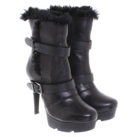 By Malene Birger Stiefeletten aus Leder in Schwarz