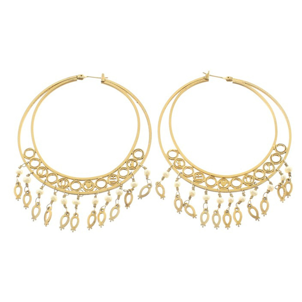 Juicy Couture Hoop earrings with symbols