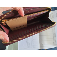 Burberry Bag/Purse Leather in Bordeaux