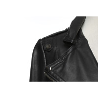 SCHYIA Jacket/Coat Leather in Black