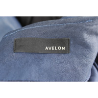 Avelon Jas/Mantel Leer in Blauw