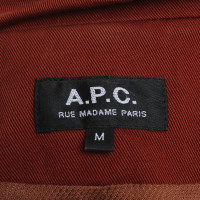 A.P.C. Jacket/Coat Cotton in Brown