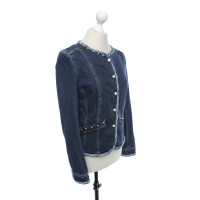 Basler Giacca/Cappotto in Cotone in Blu