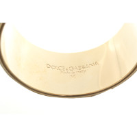 Dolce & Gabbana Bracelet en Cuir en Crème