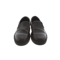 Diemme Slipper/Ballerinas aus Leder in Schwarz