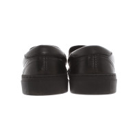 Diemme Slipper/Ballerinas aus Leder in Schwarz