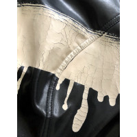 Moschino Lederen jas in tweekleurig