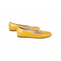 Prada Slippers/Ballerinas Patent leather in Yellow