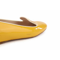 Prada Slippers/Ballerinas Patent leather in Yellow