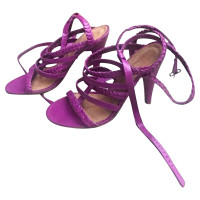 Isabel Marant Sandals Leather in Fuchsia