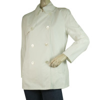 Ralph Lauren Purple Label Veste/Manteau en Coton en Blanc