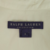 Ralph Lauren Purple Label Jacke/Mantel aus Baumwolle in Weiß