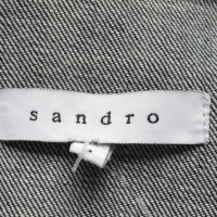 Sandro Jacket/Coat Cotton in Blue