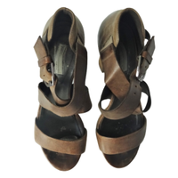 Vic Matie Sandals Leather in Brown