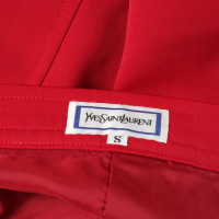 Yves Saint Laurent Skirt in Red