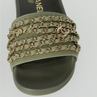 Chanel Sandals in Khaki