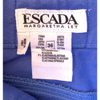 Escada Trousers Cotton in Blue